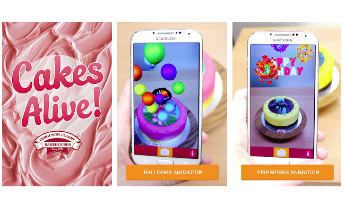 Get your app - and watch the Melbourne Day cupcake burst alive